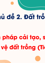 CN Trồng trọt - Bài 5. Biện pháp cải tạo, sử dụng và bảo vệ đất trồng (Tiết 2)